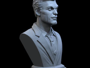 STL TWO FACES BUST 3D PRINT 3D Print Model