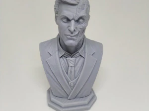STL TWO FACES BUST 3D PRINT 3D Print Model
