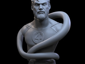 STL MISTER FANTASTIC FOUR BUST 3D PRINT 3D Принт Модель