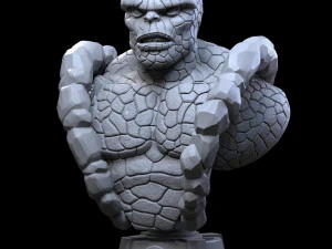 STL THING FANTASTIC FOUR BUST 3D PRINT 3D Print Model