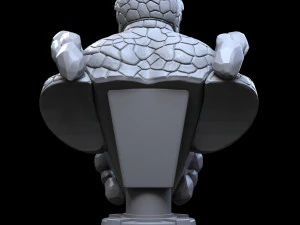 STL THING FANTASTIC FOUR BUST 3D PRINT 3D Print Model