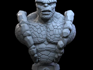 STL THING FANTASTIC FOUR BUST 3D PRINT 3D Print Model