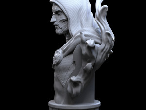STL DOCTOR DOOM FANTASTIC FOUR BUST 3D PRINT 3Dプリントモデル