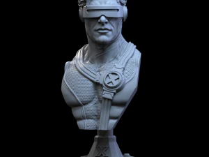 STL CYCLOPS X- MEN BUST 3D PRINT 3D Print Model