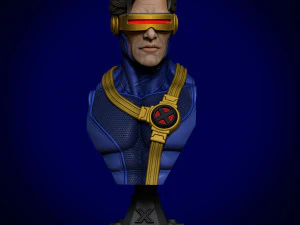 STL CYCLOPS X- MEN BUST 3D PRINT 3D Print Model
