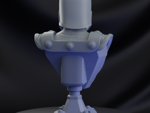 STL MAGNETO X- MEN BUST 3D PRINT 3Dプリントモデル
