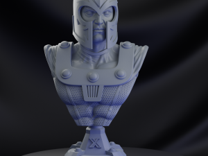 STL MAGNETO X- MEN BUST 3D PRINT 3Dプリントモデル