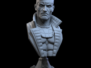 STL GAMBIT X- MEN BUST 3D PRINT 3D प्रिंट मॉडल