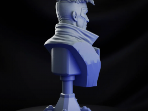STL GAMBIT X- MEN BUST 3D PRINT 3D Baskı Modeli