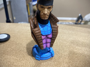 STL GAMBIT X- MEN BUST 3D PRINT 3D Baskı Modeli