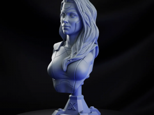STL JEAN X- MEN BUST 3D PRINT Modello di stampa 3D