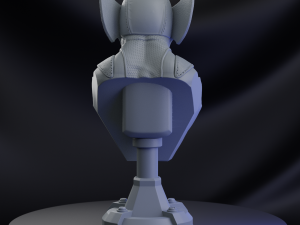 STL WOLVERINE X-MEN BUST 3D PRINT Model do druku 3D