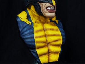 STL WOLVERINE X-MEN BUST 3D PRINT Model do druku 3D