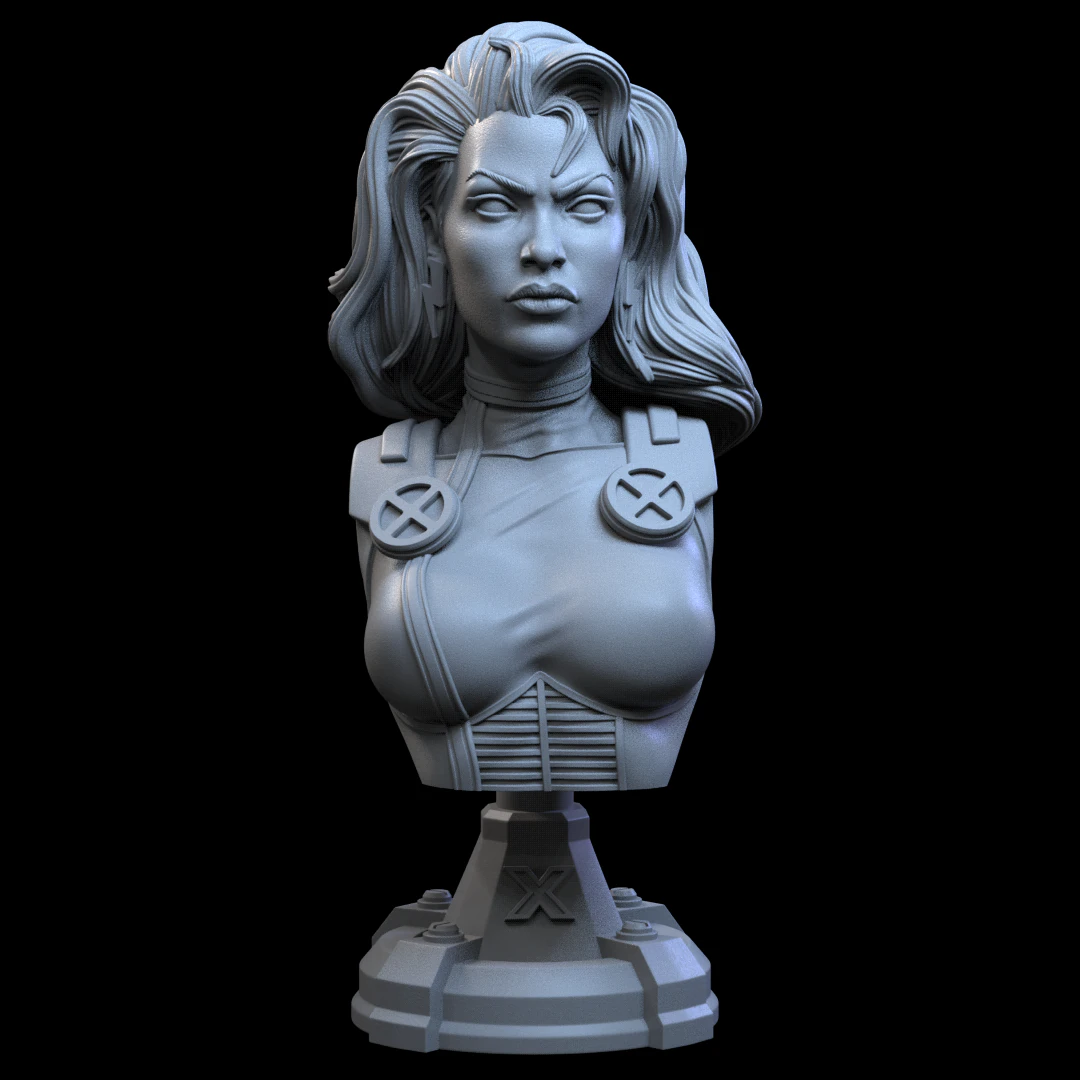 STL STORM X-MEN BUST 3D PRINT 3D Print Model .c4d .max .obj .3ds .fbx .stl .blend 