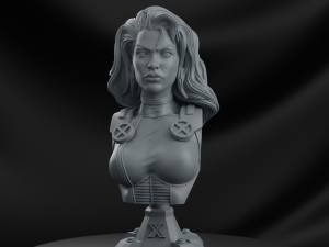 STL STORM X-MEN BUST 3D PRINT 3D Print Model