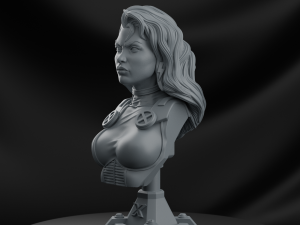 STL STORM X-MEN BUST 3D PRINT 3D Print Model