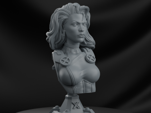 STL STORM X-MEN BUST 3D PRINT 3D Print Model