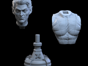 STL NIGHTCRAWLER X-MEN BUST 3D PRINT 3D Print Model