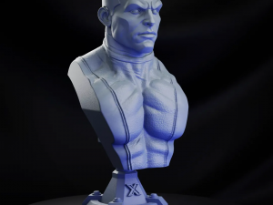 STL COLOSSUS X-MEN BUST 3D PRINT 3D Принт Модель