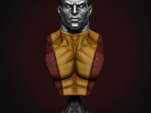 STL COLOSSUS X-MEN BUST 3D PRINT 3D Принт Модель