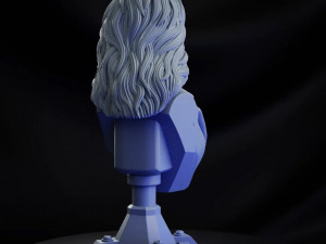 STL ROGUE X-MEN BUST 3D PRINT 3D Baskı Modeli