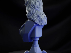 STL ROGUE X-MEN BUST 3D PRINT 3D Baskı Modeli