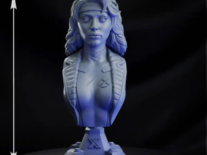STL ROGUE X-MEN BUST 3D PRINT 3D Print Model