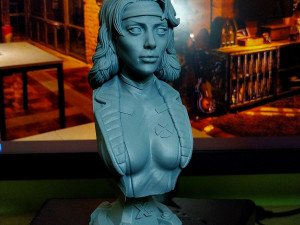 STL ROGUE X-MEN BUST 3D PRINT 3D Baskı Modeli