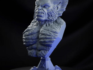 STL BEAST X-MEN BUST 3D PRINT 3D Print Model