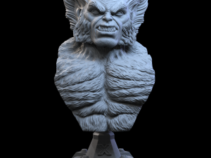 STL BEAST X-MEN BUST 3D PRINT 3D Print Model