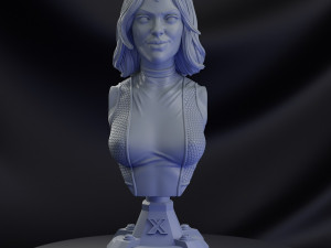 STL MYSTIQUE X- MEN BUST 3D PRINT 3D 프린트 모델