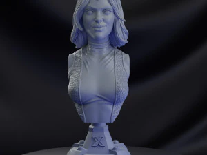 STL MYSTIQUE X- MEN BUST 3D PRINT 3D Print Model