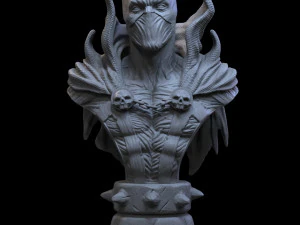 STL SPAWN BUST 3D PRINT 3D Print Model