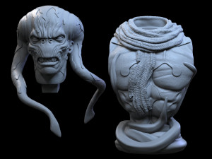 STL GORR COMICS BUST 3D PRINT 3Dプリントモデル