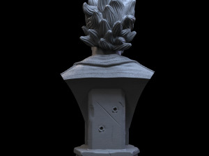 STL LOBO DC COMICS BUST 3D PRINT 3D Print Model