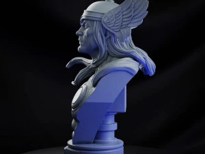 STL THOR CLASSIC BUST 3D PRINT 3D Print Model
