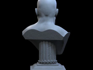 STL KRATOS BUST GOW3 3D PRINT 3D Print Model