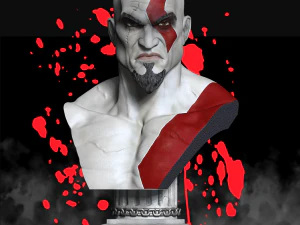 STL KRATOS BUST GOW3 3D PRINT 3D Print Model
