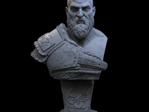 STL KRATOS - GOW RAGNAROK 3D PRINT 3D Print Model