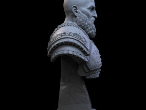 STL KRATOS - GOW RAGNAROK 3D PRINT 3D Print Model