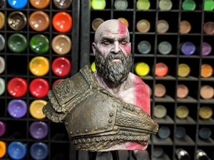 STL KRATOS - GOW RAGNAROK 3D PRINT 3D Print Model