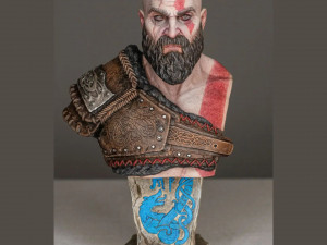 STL KRATOS - GOW RAGNAROK 3D PRINT 3D Print Model