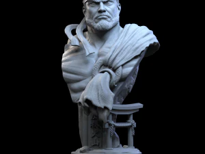 STL RYU STREET FIGHTER 6 3D IMPRESS&Atilde;O Modelo de Impressão 3D