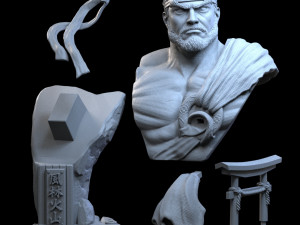 STL RYU STREET FIGHTER 6 3D PRINT Modèles 3D en vedette