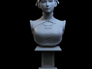 STL CHUN LI STREET FIGHTER 6 3D PRINT Model do druku 3D