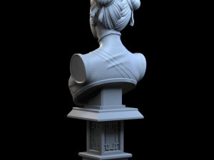 STL CHUN LI STREET FIGHTER 6 3D PRINT 3Dプリントモデル