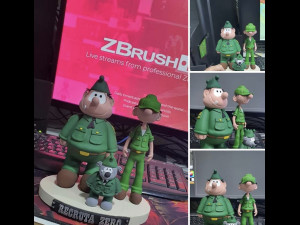 Beetle Bailey 3D Print Model