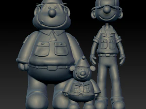 Beetle Bailey 3D Print Model