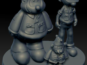 Beetle Bailey 3D Print Model