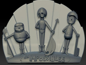The Impossibles 3Dプリントモデル